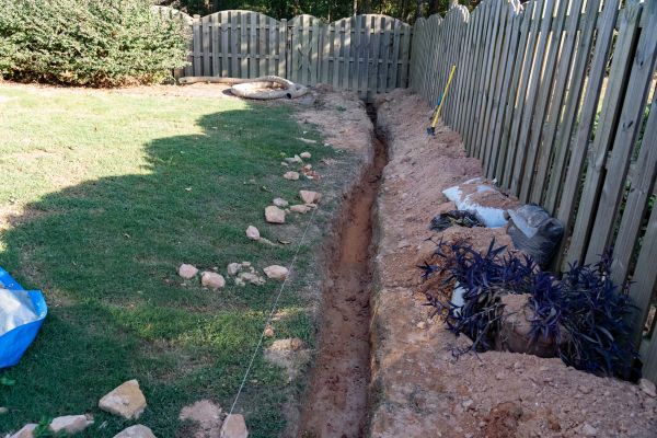 Trench Drain Installation in Shawnee