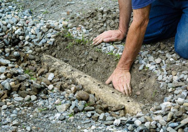 French Ditch Installation in Shawnee