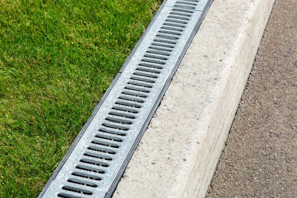 Courtyard Drain Installation in Shawnee
