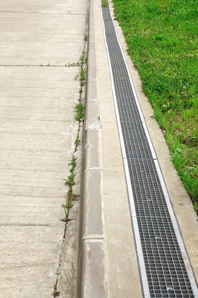 Concrete Drain Installation in Shawnee
