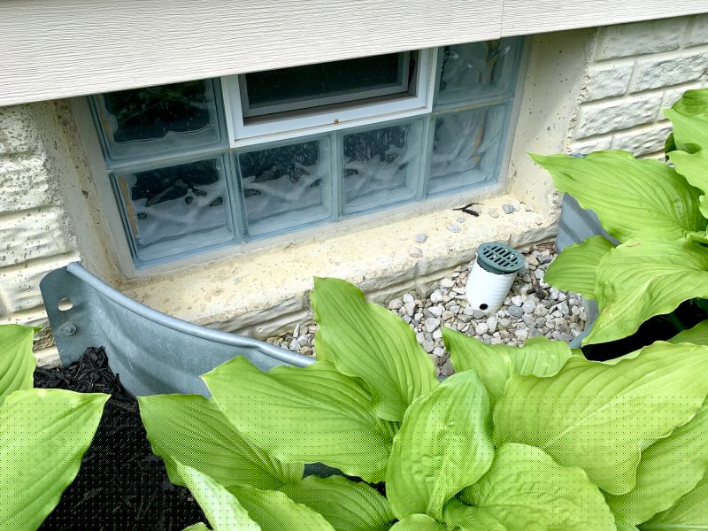 Window Well Drain Repair